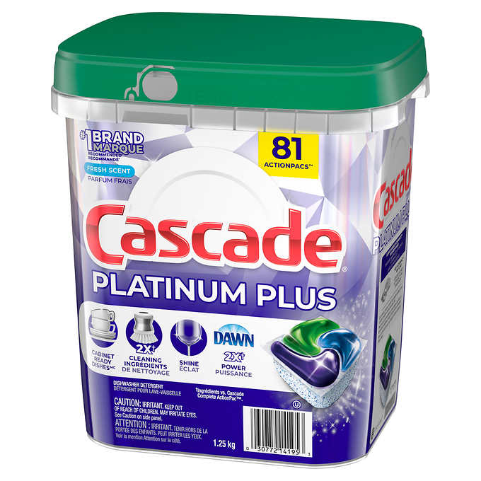 Cascade Platinum Plus ActionPacs, 81count Shop Smart Canada