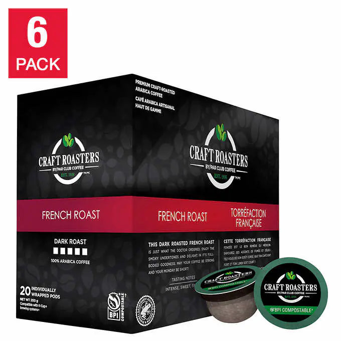 Club Coffee Craft Roasters French Dark Roast, 120count Shop Smart Canada
