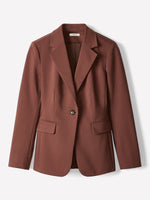 Limitless One-Button Fitted Blazer