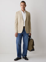 Slim Fit Knit Blazer