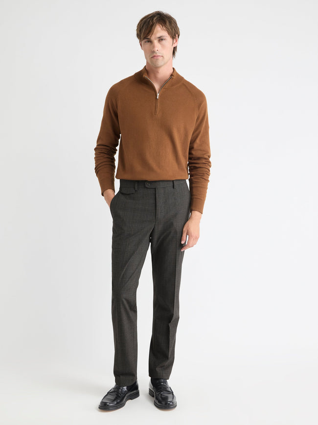 Slim-Fit Prince-of-Wales Pant
