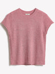Wool-Blend Cap-Sleeve Crew-Neck Boxy Sweater