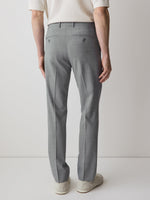 Grey Slim-Fit Wool Suit Pant