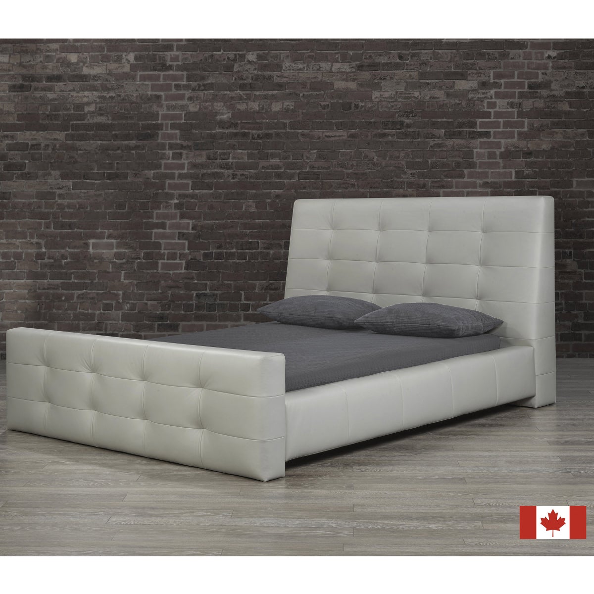 Venice Top Grain Leather Bed