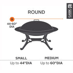 Classic Accessories Ravenna Fire Pit Covers