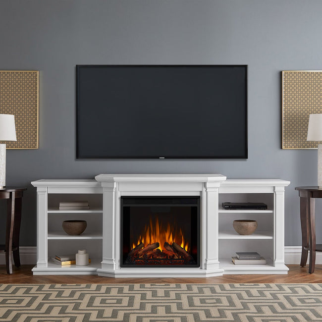 Real Flame Valmont Media Console Electric Fireplace