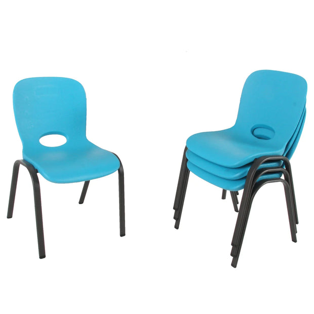 Lifetime Children’s Stacking Chairs, 4-pack