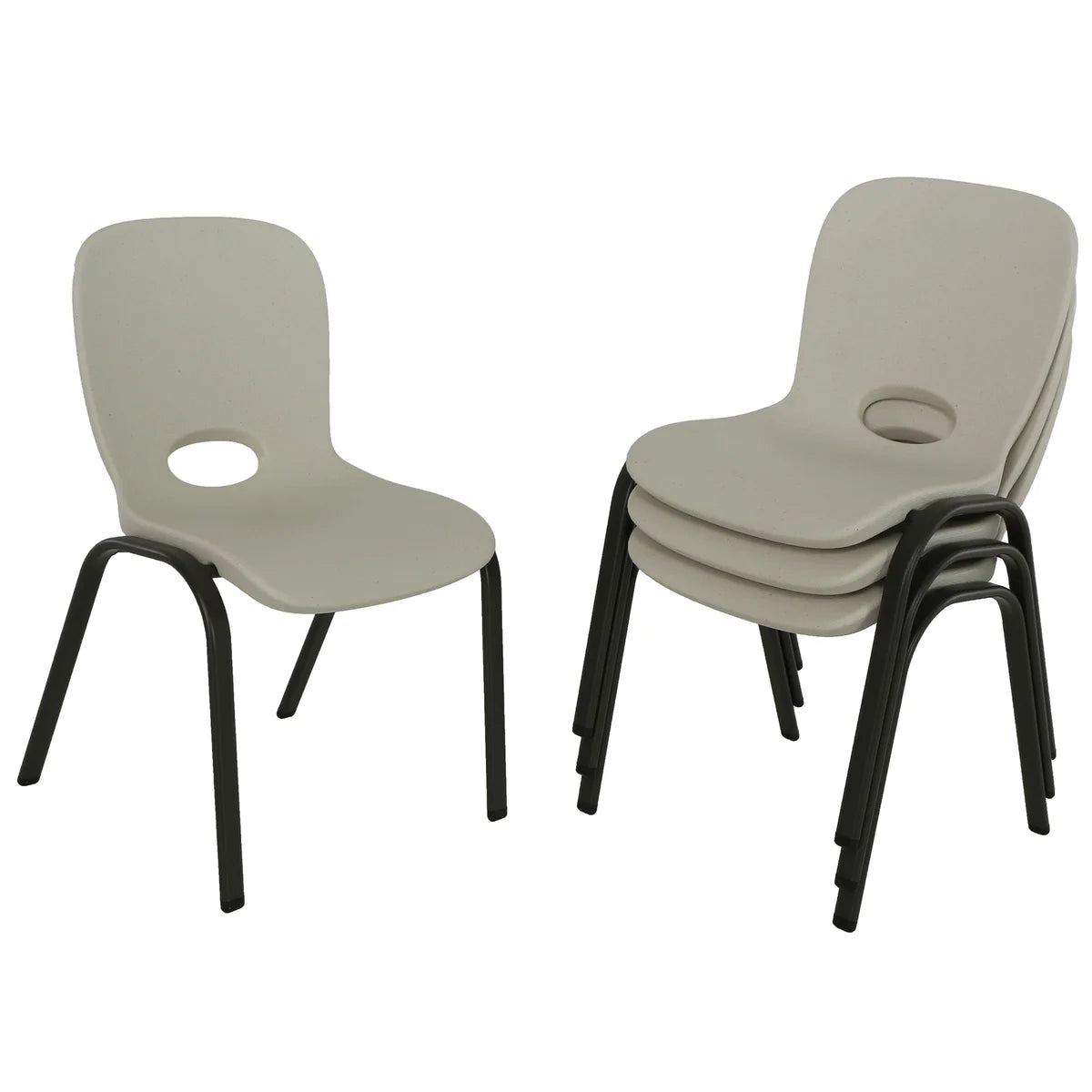 Lifetime Children’s Stacking Chairs, 4-pack