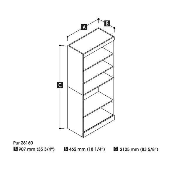 Bestar - Boutique 91.4 cm (36 in.) Storage Unit