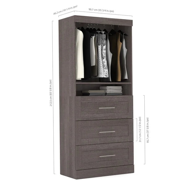 Bestar - Boutique 91.4 cm (36 in.) Storage unit with drawers