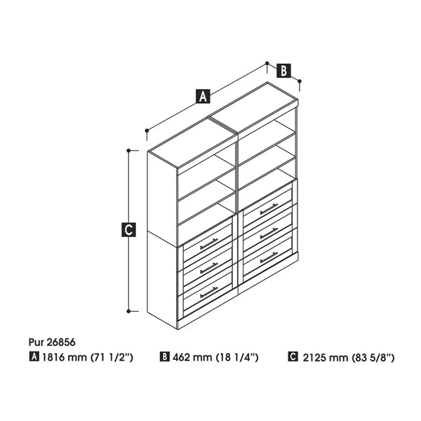 Bestar Boutique Concept Closet