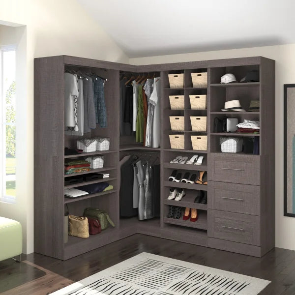 Bestar Boutique Corner Closet