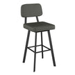Amisco Clarkson Grey Bar or Counter Stool