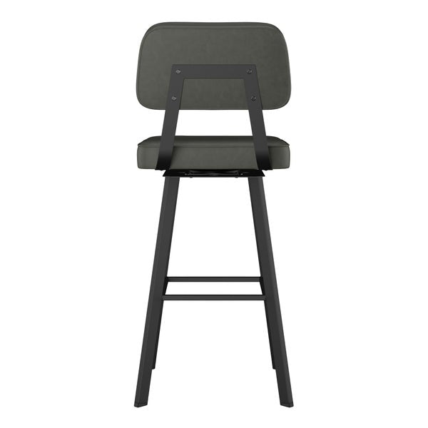 Amisco Clarkson Grey Bar or Counter Stool