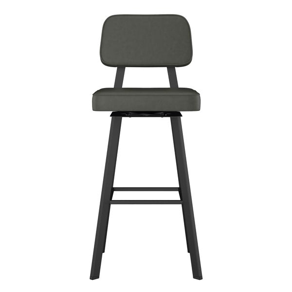 Amisco Clarkson Grey Bar or Counter Stool