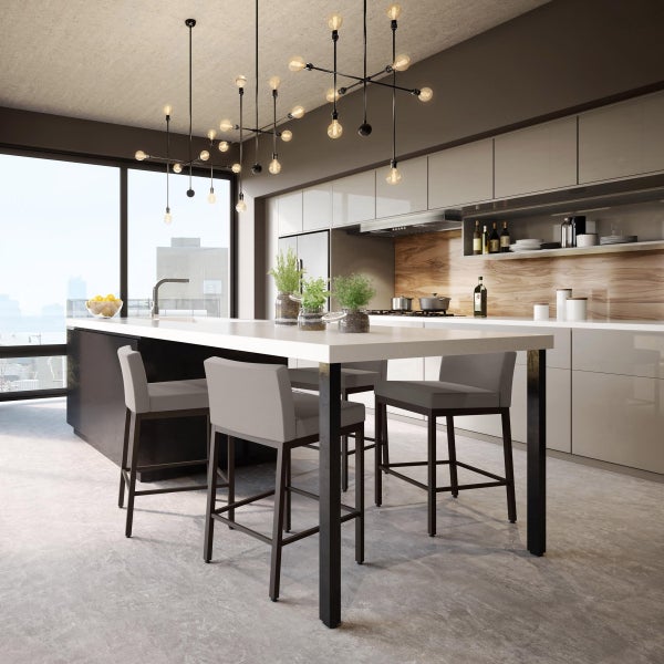 Amisco Fairfield Bar or Counter Stool