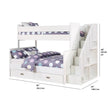 Dylan Twin over Double Bunk Bed