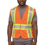 Holmes Workwear High-Visibility 5-point Tear-away Vest, 3-pack