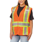 Holmes Workwear High-Visibility 5-point Tear-away Vest, 3-pack