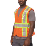Holmes Workwear High-Visibility 5-point Tear-away Vest, 3-pack