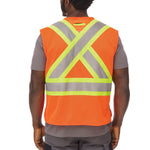 Holmes Workwear High-Visibility 5-point Tear-away Vest, 3-pack