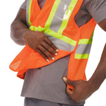 Holmes Workwear High-Visibility 5-point Tear-away Vest, 3-pack