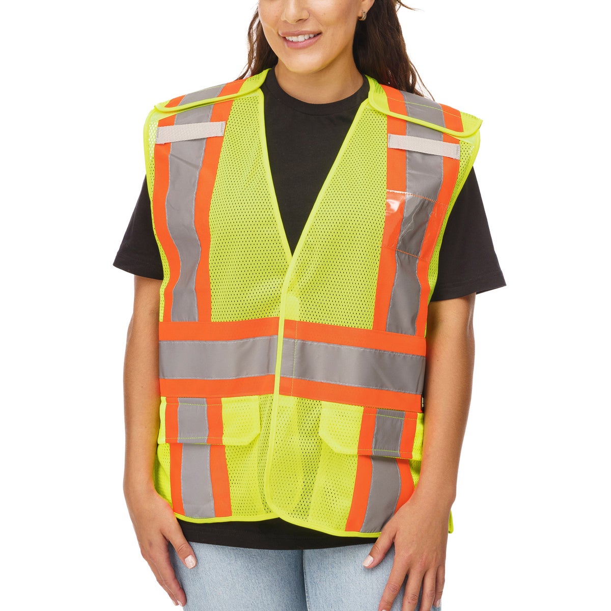 Holmes Workwear High-Visibility 5-point Tear-away Vest, 3-pack