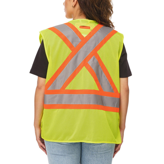 Holmes Workwear High-Visibility 5-point Tear-away Vest, 3-pack