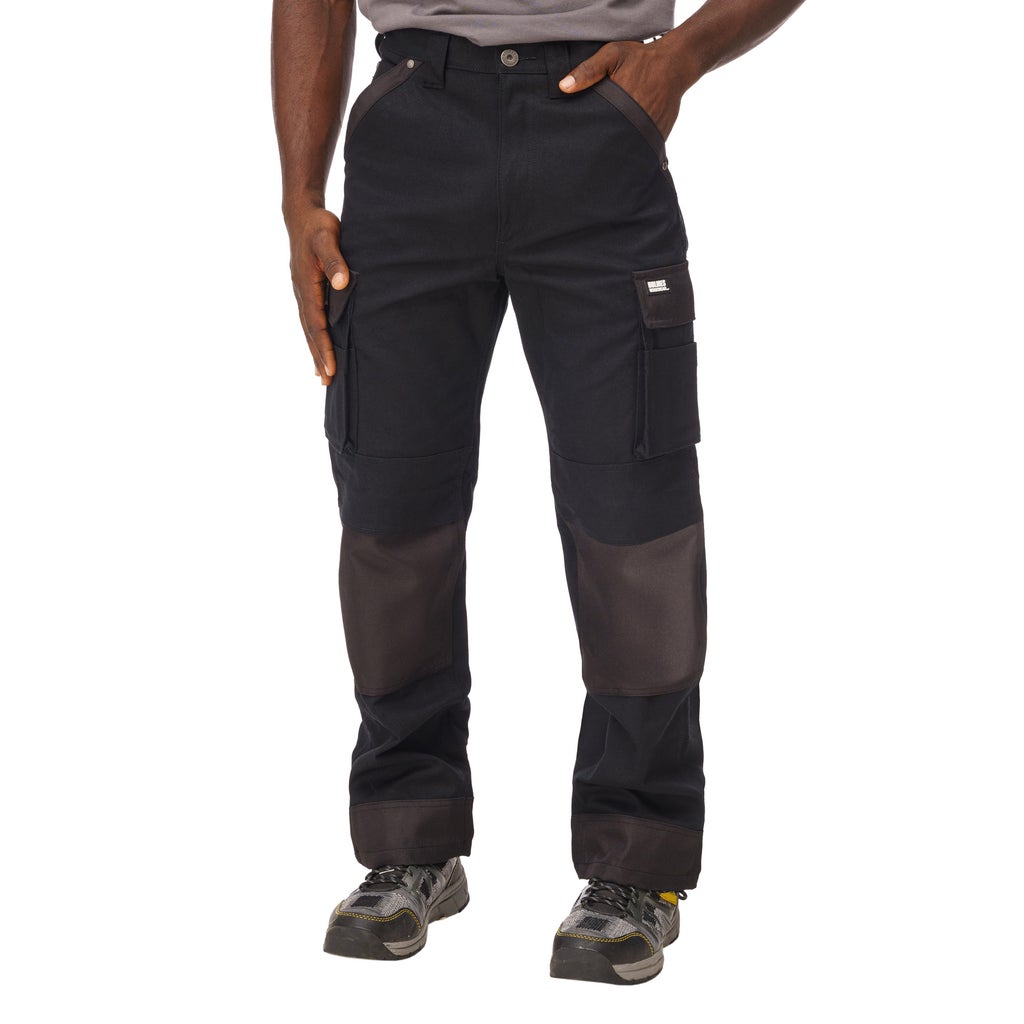 Holmes Workwear Canvas Cargo Pants - Black