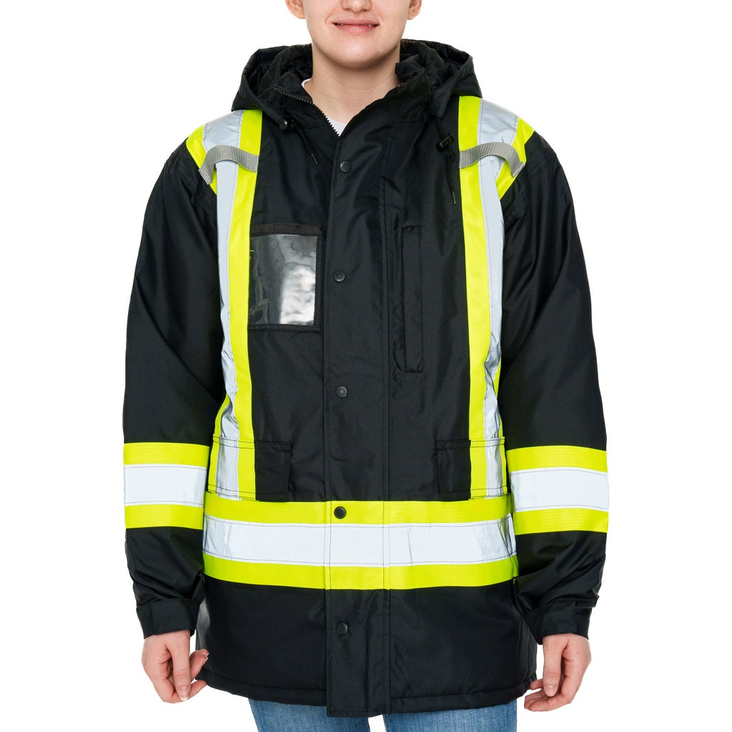 Holmes Workwear High-visibility Parka - Black