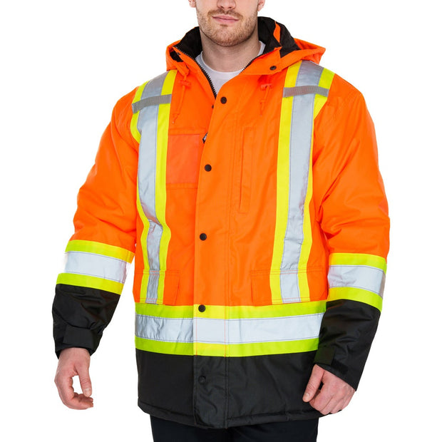 Holmes Workwear High-visibility Parka - Orange