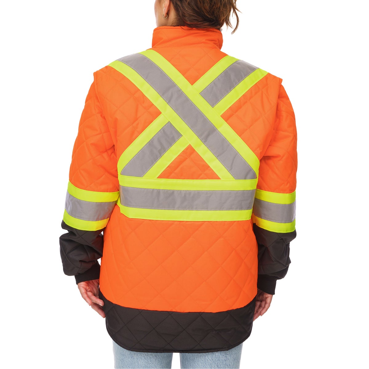 Holmes Workwear High-visibility Quilted Freezer Jacket