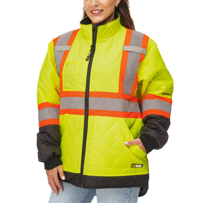 Holmes Workwear High-visibility Quilted Freezer Jacket