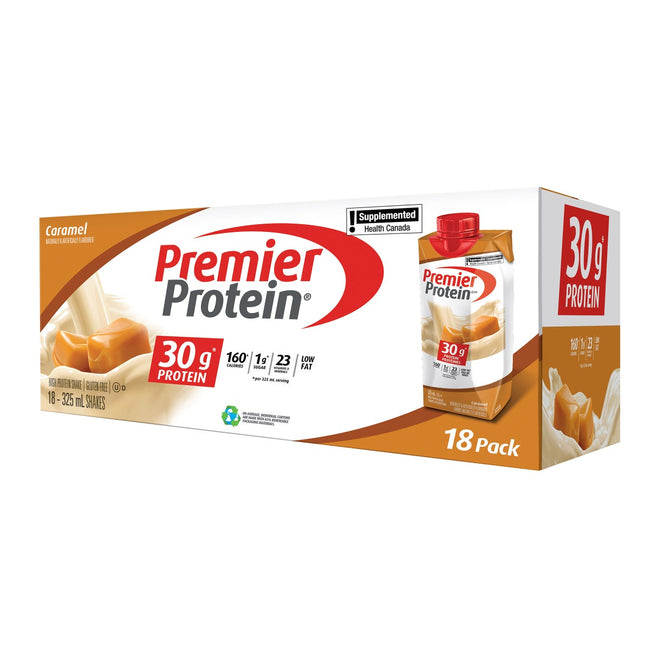 Premier Protein High-protein Caramel Shake, 18 × 325 mL