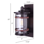 Canarm Brett Single-light Outdoor Wall Lights