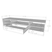 Cleveland Black 182.2 cm (71.8 in.) Television Stand
