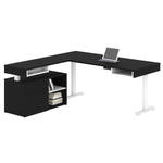 Bestar Viva L-shaped Height-adjustable Workstation
