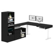 Bestar Viva L-shaped Height-adjustable Workstation