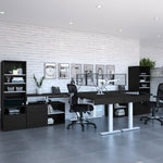Bestar Viva Back-to-back L-shaped Height-adjustable Workstations