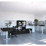 Bestar Viva Back-to-back L-shaped Height-adjustable Workstations