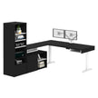 Bestar Viva Back-to-back L-shaped Height-adjustable Workstations