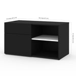 Bestar Viva Back-to-back L-shaped Height-adjustable Workstations