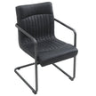 Nella Top Grain Leather Armchair, 2-pack