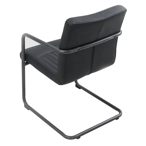 Nella Top Grain Leather Armchair, 2-pack