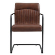 Nella Top Grain Leather Armchair, 2-pack