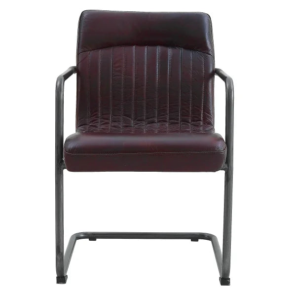 Nella Top Grain Leather Armchair, 2-pack