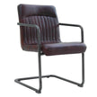 Nella Top Grain Leather Armchair, 2-pack