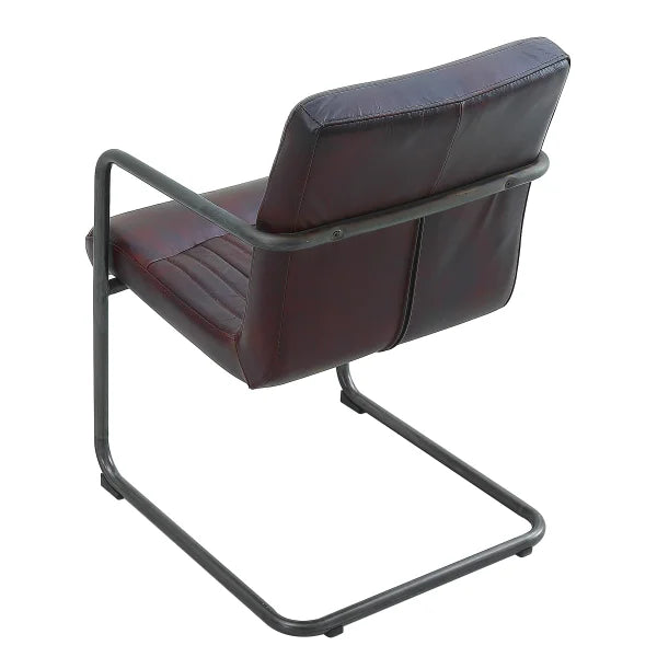 Nella Top Grain Leather Armchair, 2-pack