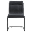 Nella Top Grain Leather Chair, 2-pack