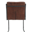 Nella Top Grain Leather Chair, 2-pack